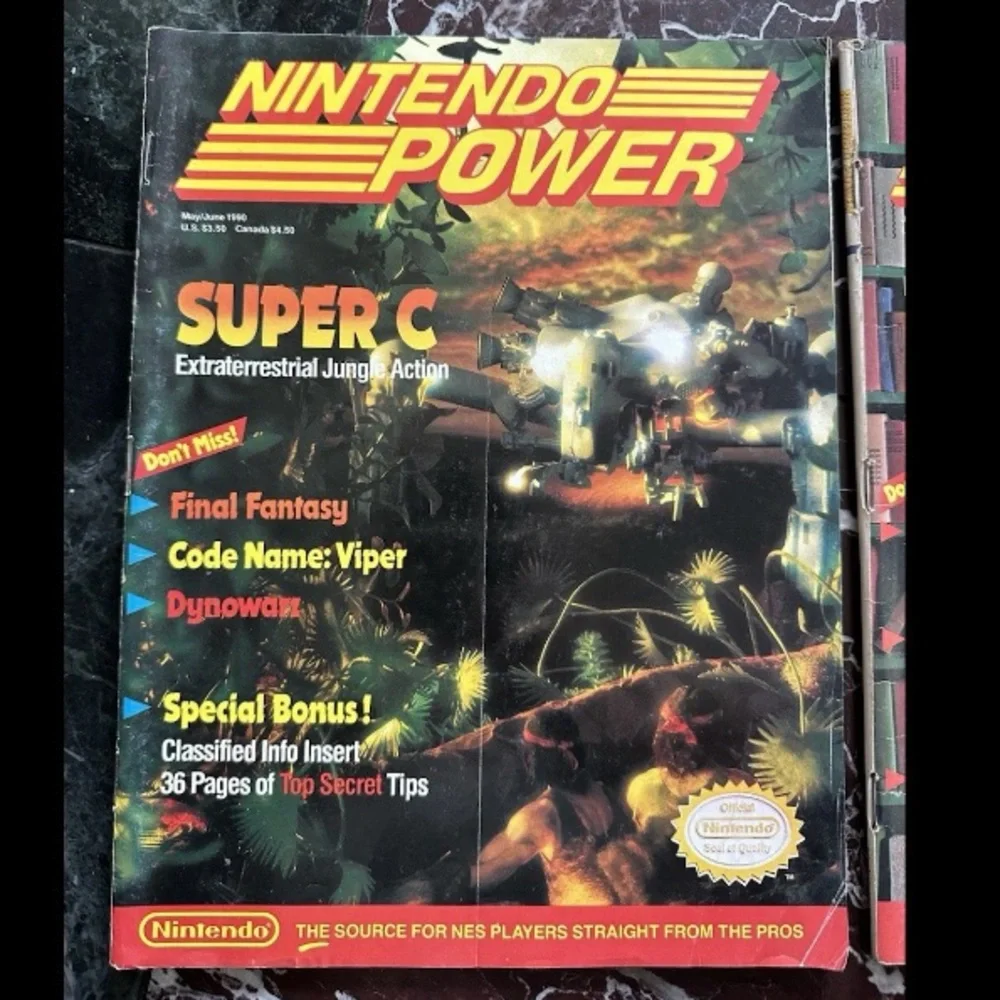 NINTENDO POWER MAGAZINES MAY/JUN JUL/AUG 1990 SUPER C RESCUE RANGERS no posters